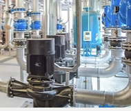 Commercial hydronic piping system image